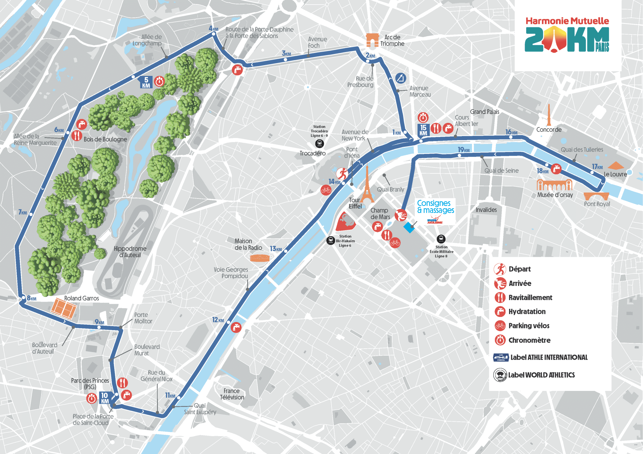 HARMONIE MUTUELLE 20KM DE PARIS I 11 OCTOBRE 2026 I 48EME EDITION